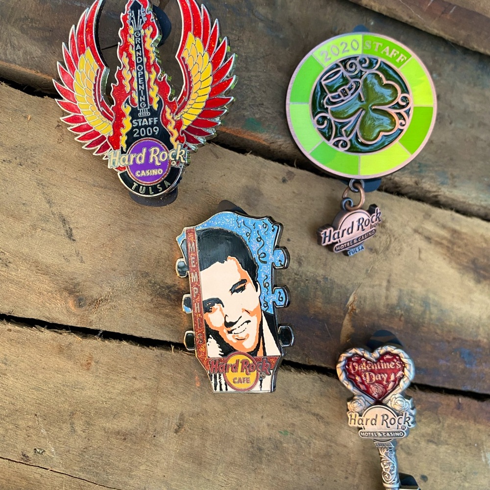 Hard Rock Casino Tulsa Staff pins